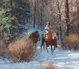 Martin Grelle, Out of Shadows, oil on canvas