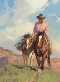 Bill Anton, Vermillion Packer, oil on canvas laid to panel