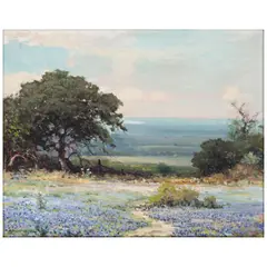 Boerne Hills (in Bloom) by Robert William Wood, oil on canvas, sold Apr 2025