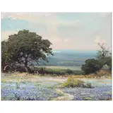 Robert William Wood, Boerne Hills (in Bloom), oil on canvas