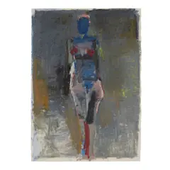 Alberica No. 15 by Manuel Neri, 1990, oil paint stick and charcoal on paper, sold Jun 2025