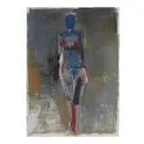 Manuel Neri, Alberica No. 15, 1990, oil paint stick and charcoal on paper