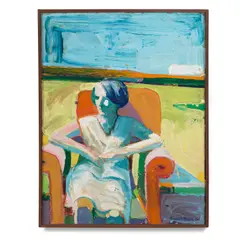 Roland Petersen, Woman in Armchair, 1966, oil on canvas