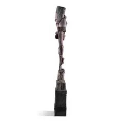Stephen De Staebler, Left-Sided Figure Standing, 1981, bronze with oil-based pigment
