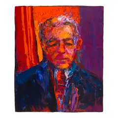 Henrietta Berk, Portrait of Edward J. Daly, circa 1979, oil on canvas