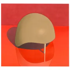 Mark Adams, Helmet, 1981-89, watercolor on paper