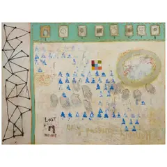 Squeak Carnwath, Relative, 1997, oil and alkyd on canvas