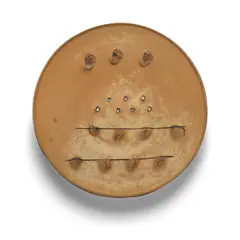 Untitled (Plate) by Peter Voulkos, 1973, glazed ceramic, sold Jun 2025