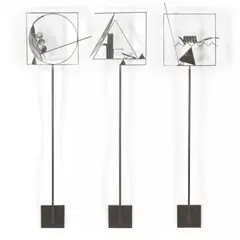 Fletcher Benton, Group of Three Steel Drawings (#22, 36, 39), 1988, Steel Drawing #22, 1988