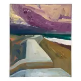 James Weeks, Pacific Ocean with Stormy Sky, 1961, oil on canvas