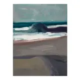 James Weeks, Pacific Ocean, Rocks and Surf, 1962, oil on canvas