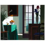 Bruce Cohen, Untitled (Interior with White Lilies), 1997, oil on canvas