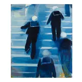 Christopher Brown, Step Drill, 2020, oil on canvas on wood