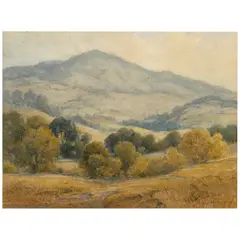 Percy Gray, Mount Tamalpais, watercolor and graphite on paper