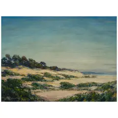 Henry Joseph Breuer, Near Asilomar, oil on panel