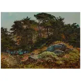 Albert Thomas Derome, Point Lobos, oil on canvasboard