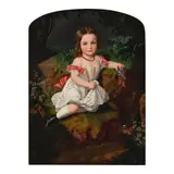 Charles Christian Nahl, Ada Badger, circa 1860, oil on canvas