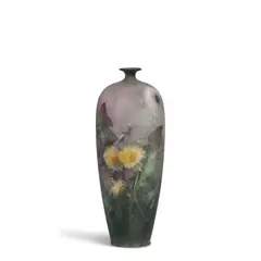 Vase with Yellow Chrysanthemums by Franz Bischoff, sold Aug 2025