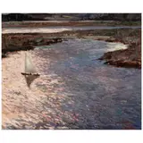 Fremont F. Ellis, Sailboat in the Sun, 1964, oil on canvas