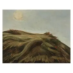 Ray Strong, New Alfalfa, Fall Sun, circa 1973, oil on Masonite