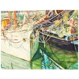 Neill Slaughter, Bowsprint, watercolor and pencil on paper
