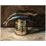 Nancy Switzer, Balanced Meal, 2000, oil on board