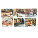 Arthur Earl Haddock, The Shoebox Paintings (group of six)