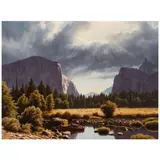 James A. Fetherolf, Yosemite Meadow, oil on canvas