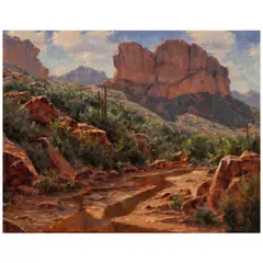 Kenny McKenna, Toward Tortilla Flat, oil on canvas