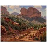 Kenny McKenna, Toward Tortilla Flat, oil on canvas