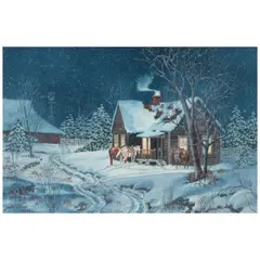 Jodie Boren, The Lights Say Welcome, 1977, watercolor on paper