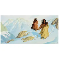 Robert Duncan, The Vision Seekers Return, 1978, oil on Masonite