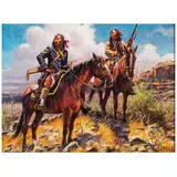 Don Oelze, Army Scouts, 2009, oil on canvas
