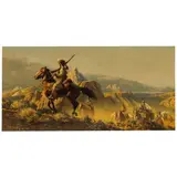 Frank McCarthy, The Traders, oil on canvas affixed to board
