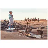 Fred Fellows, 40 Years a Cowboy, 20 Years a Cook (Ramon Hartnett - 06 Ranch), gouache on paper