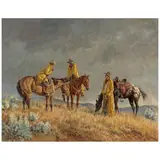 Clark Kelley Price, Planning the Day, 1984, oil on canvas