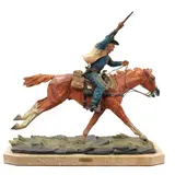 Harry Jackson, The Marshall II, polychromed bronze