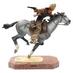 Harry Jackson, Pony Express, polychromed bronze