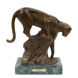Kent Ullberg, Water's Edge, bronze with brown patina