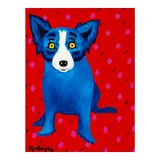 George Rodrigue, My Life is on the Wall for All to See, 1996, oil on canvas