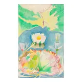Joseph Stella, Floral Still Life, 1943, silverpoint, colored pencil and graphite on paper