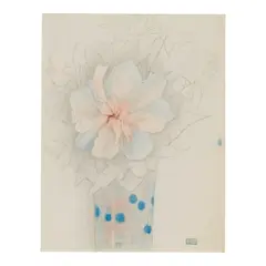 Joseph Stella, Flower in a Vase, colored pencil and graphite on paper