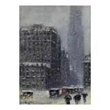 Guy Carleton Wiggins, Empire State Building, 1931, oil on canvasboard