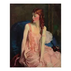 Robert Henri, Edna Smith, Pink, No. 1, 1918, oil on canvas