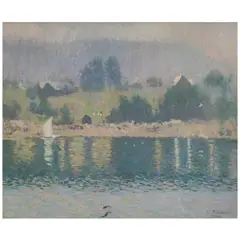 Allen Tucker, Misty Day, 1906, oil on canvas
