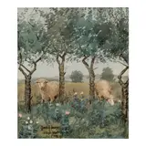 Maurice Brazil Prendergast, Sheep in the Meadow, Eagle Island, Maine, 1890, watercolor on paper
