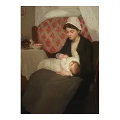 Mère et Enfant by Richard Edward Miller, circa 1903, oil on canvas, offered Nov 2025