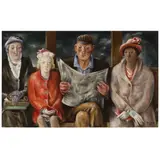 Bror Julius Olsson Nordfeldt, Cambridge to Boston, 1936, oil on canvas