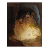N. C. Wyeth, It was, then, not a dream. This was the sign unto them. (The Nativity)