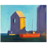 Paul Resika, Provincetown, Canaletto, 1990, oil on canvas